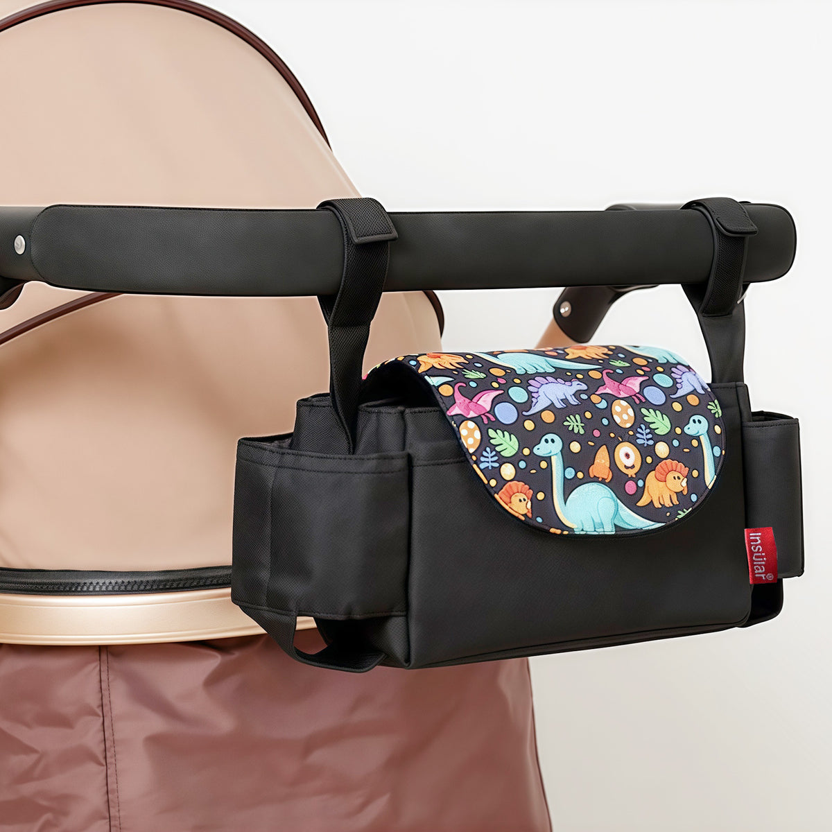 Portable Multifunctional Baby Stroller Hanging Bag Storage Pouch for Bottles, Water Cups, and Diapers, Cross-Border - image 5