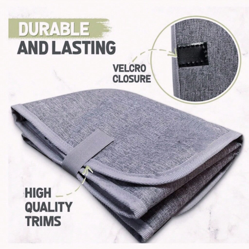 Baby Portable Diaper Pad, Mother and Baby Changing Travel Mat, Lightweight Foldable Diaper Pad, Easy to Wipe, Waterproof Fabric - image 5