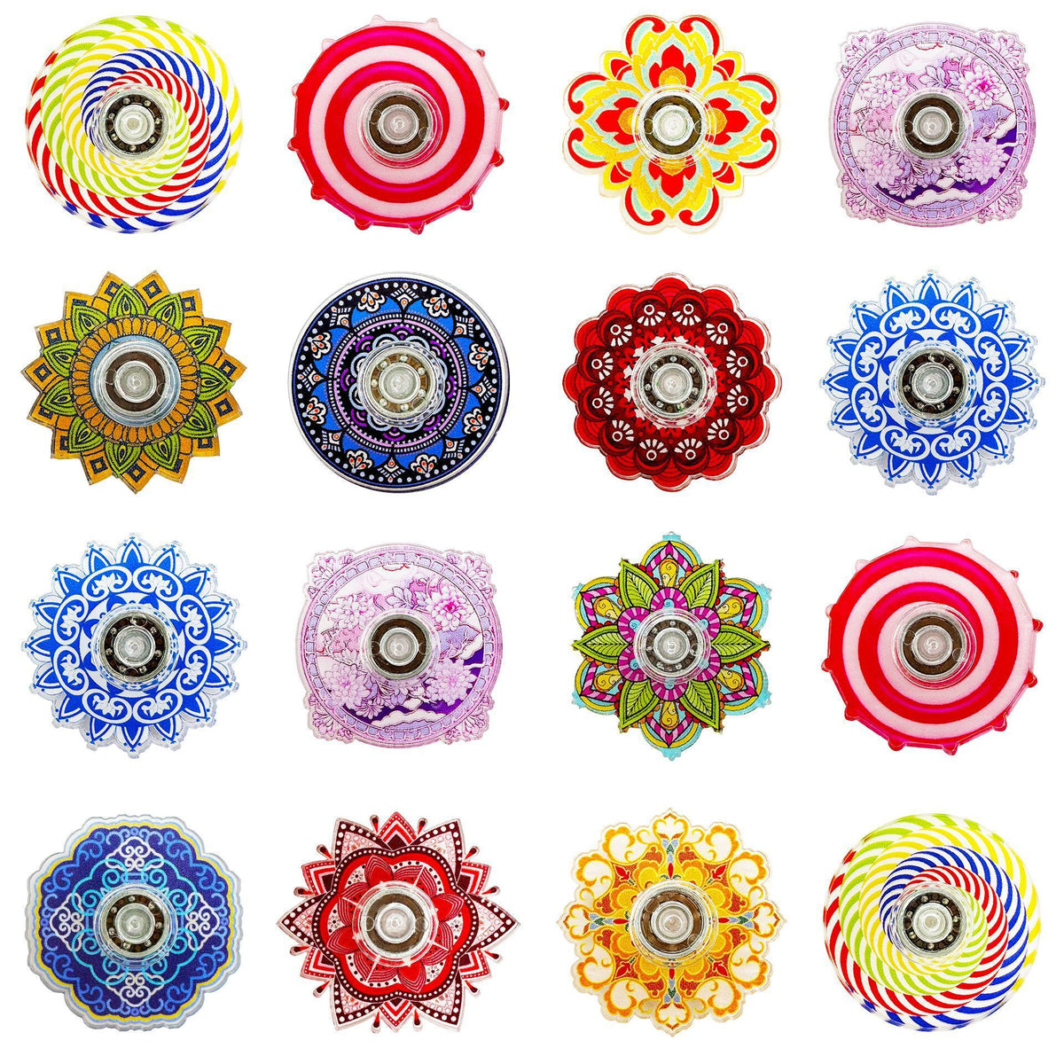 Amazon's New Mandala Graffiti Creative Fingertip Spinner Colorful Small Spinner Stress Relief Toy Small Gift Wholesale - image 5