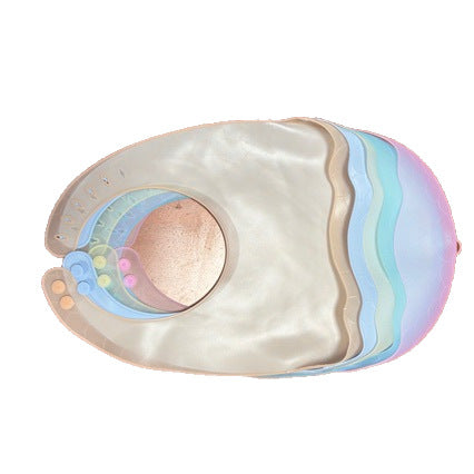 Ultra-Thin Silicone Bibs for Babies, Ultra-Light and Ultra-Soft Children's Bibs, Waterproof Baby Saliva Towels - image 5