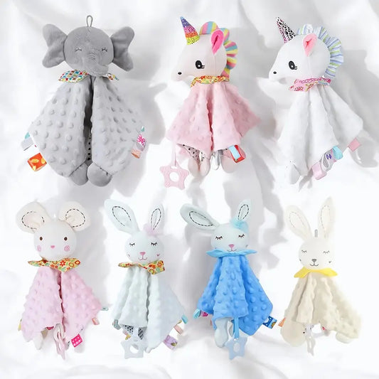 Baby Animal Comfort Towel, Soothing Doll, Sleep Companion, Baby Comfort Towel, Toy, Handkerchief, Saliva Towel - image 2