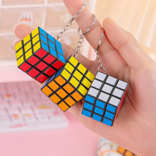 3x3 Mini Cube Pendant Keychain Educational Toy for Children Stress Relief Small Cube Wholesale Cross-Border Bestselling Toy - image 2