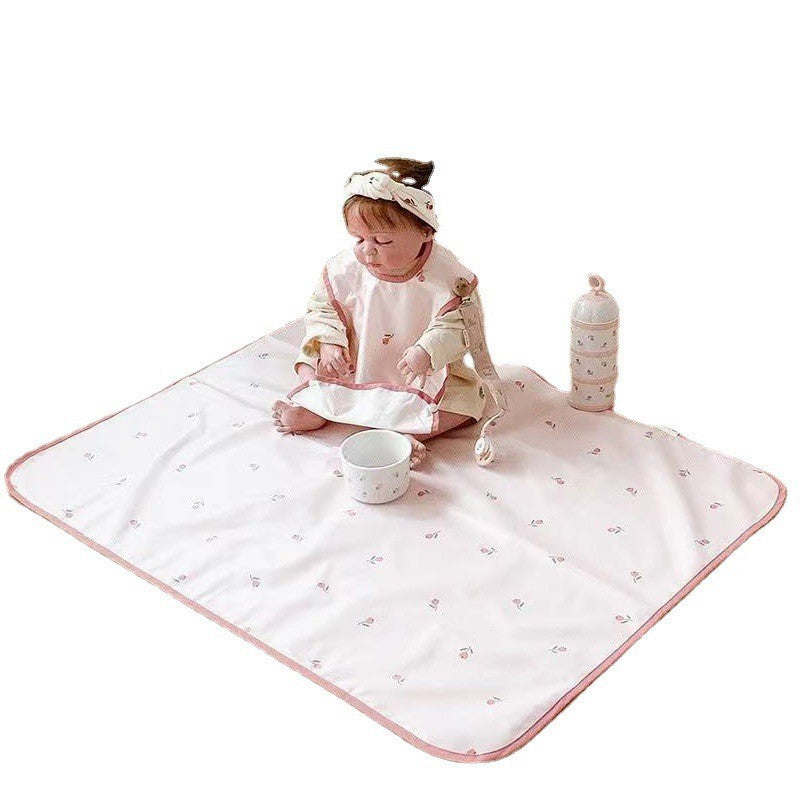 Baby TPU portable diaper changing pad, foldable urine pad, multifunctional baby diaper changing table, urine-proof pad ins - image 5