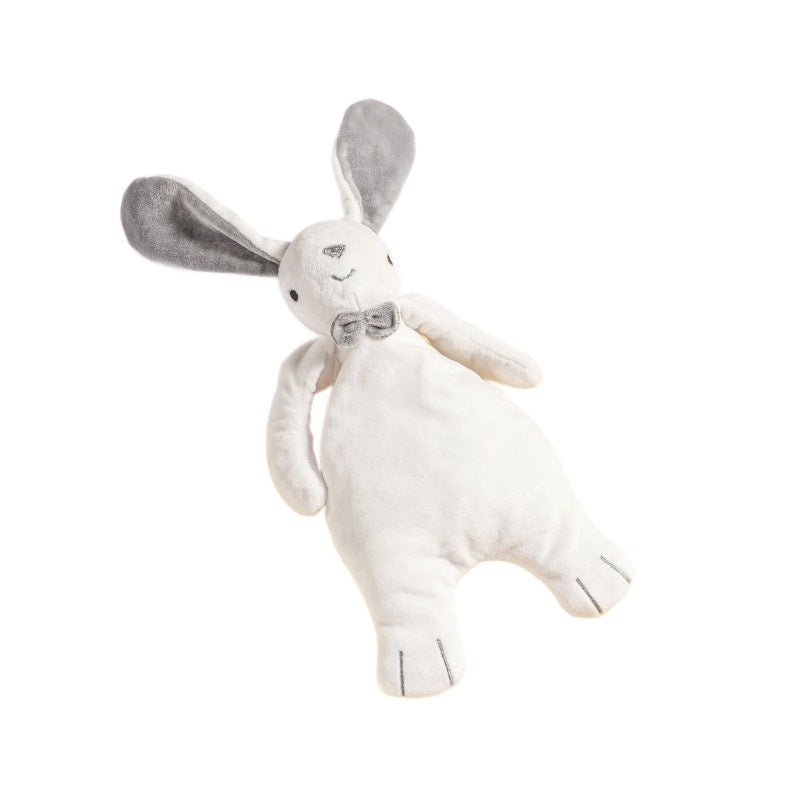 Baby comfort blanket toy, chewable rabbit hand puppet toy, baby sleep cuddle toy, ABBEBE sleep soothing tool - image 5