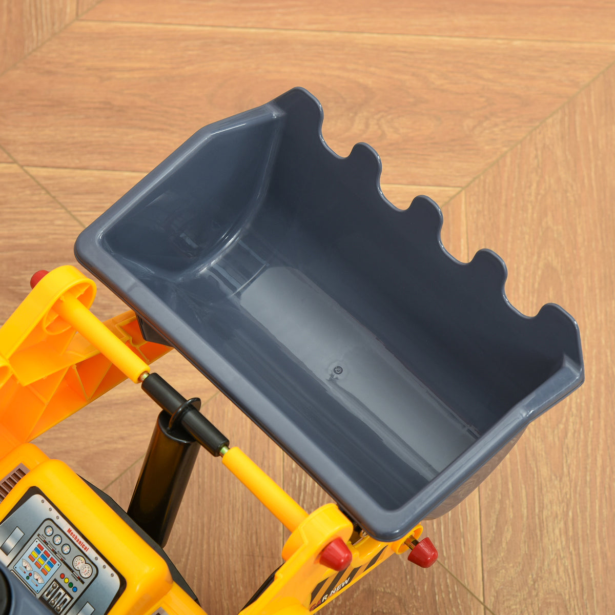 Kids Bulldozer Ride-on Toy for Toddler with Tough Wheels,