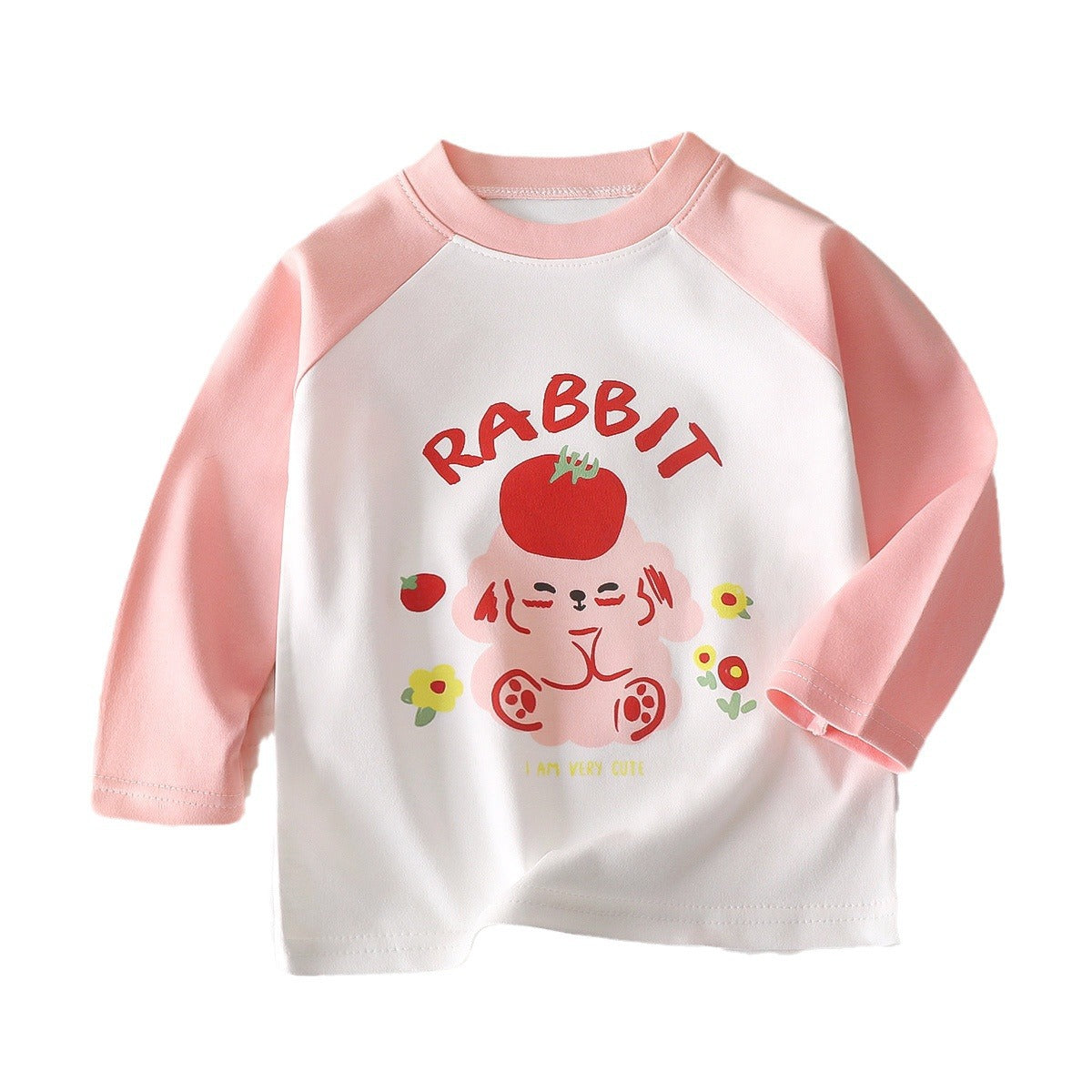 Children's Long-Sleeved T-Shirt Base Layer Autumn Pure Cotton New Baby Boys and Girls Base Layer Clothing Children's Clothing - image 5
