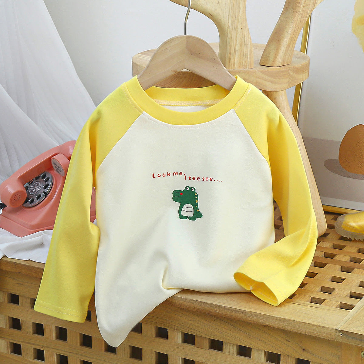 Children's Long-Sleeved T-Shirt Pure Cotton New Baby Base Layer Knitwear Boy Autumn Clothing K-Style 1-Year-Old Kidsren's Clothing Wholesale - image 5
