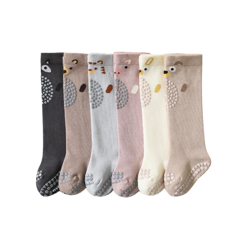 Baby Knee-High Socks Autumn A-Class Cotton Non-Slip Toddler Socks for Boys and Girls Children's Floor Socks Baby Socks - image 5