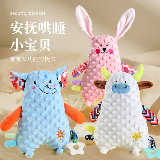 Cross-Border Baby Comfort Napkin Baby Sleeping Plush Animal Cartoon Doll Beanie Doll Doll Toy - image 2