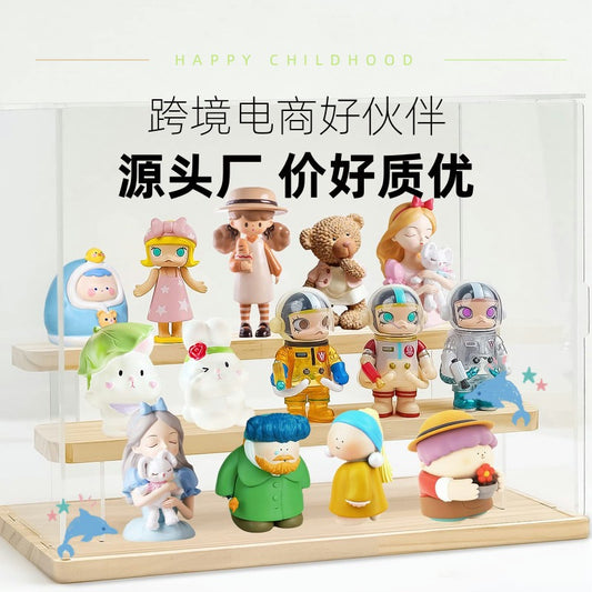 Blind Box Storage Box Display Rack Hand-held Toy Display Cabinet Dustproof Acrylic Transparent Hand-held Display Box Cross-border - image 2