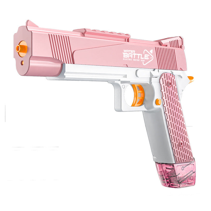2024 Cross-Border Children's Summer Lighting Fully Automatic Burst Rechargeable Electric Water Gun Glock Boy Water Toy - image 5