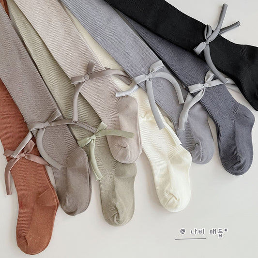 Anti-pilling baby pantyhose girls' leggings spring and autumn versatile category a combed cotton bottoming socks children's one-body socks - image 2