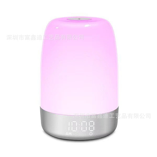 Explosive simulation sunrise sunset wake-up lamp LED electronic alarm clock lamp baby sleeping lamp bedside atmosphere night light - image 5
