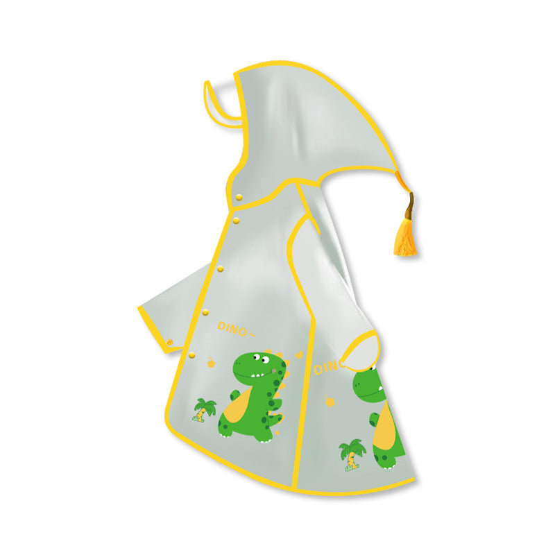 Children's Raincoat Primary School Students Full Body Waterproof Draped Kindergarten Baby Cartoon Transparent Rainproof Clothes Rain suit - image 5