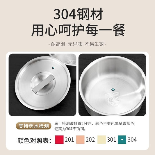 Antibacterial Steaming Bowl 410 Stainless Steel Bowl Steaming Egg Bowl Baby Steaming Egg Bowl with Lid Steaming Egg Bowl Steaming Bowl - image 2
