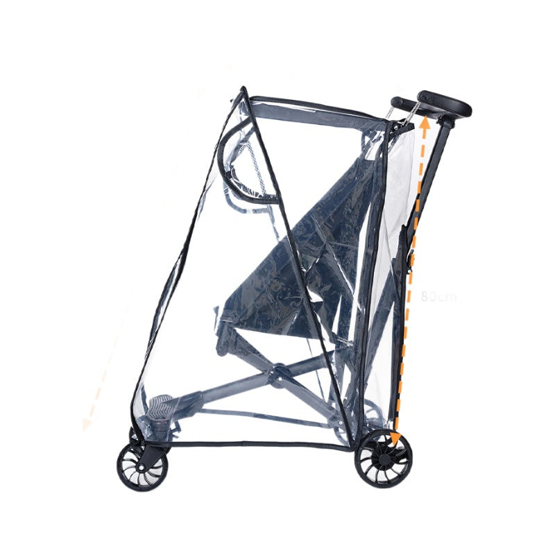 Baby Stroller Rain Cover, Windproof Cover, Warm T18 T2 Wind Shield, Dustproof Raincoat - image 5