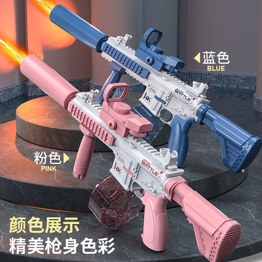 Upgraded Light Spitfire Edition m416 Electric Water Gun Automatic Rechargeable High Voltage Long Range Summer Water Play Toy - image 2