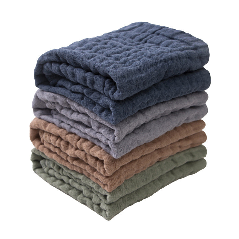 Six-layer gauze towel 30*50 cross-border newborn baby towel Class A foreign trade saliva towel Amazon face towel - image 5