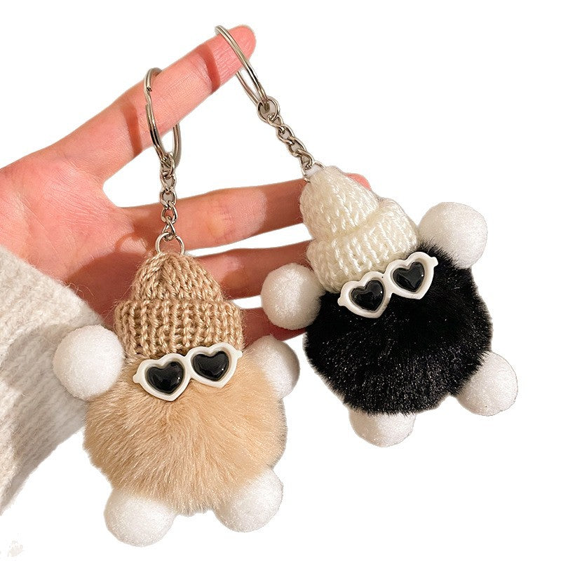 Wedding Toss Dolls, Small Plush Toy Keychains, Couple Cartoon Quirky Pom-Pom Activity Gifts - image 5