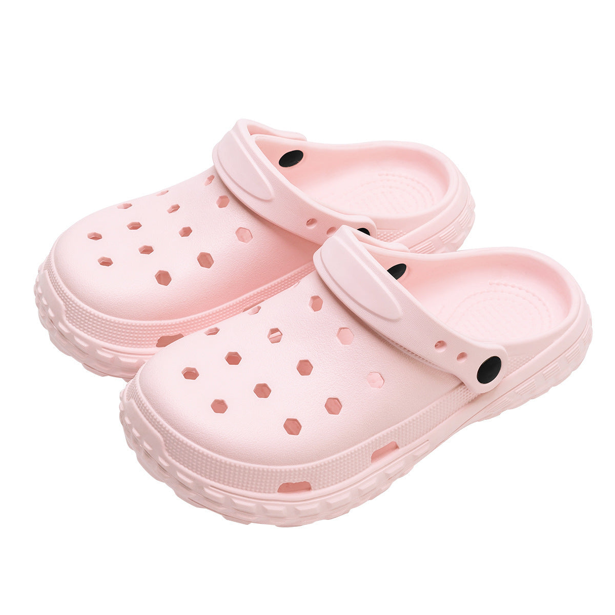 Children's Croc Shoes for Girls, Summer 2026 New Soft Sole Home Non-Slip Parent-Child Outdoor Beach Sandals for Girls - image 5