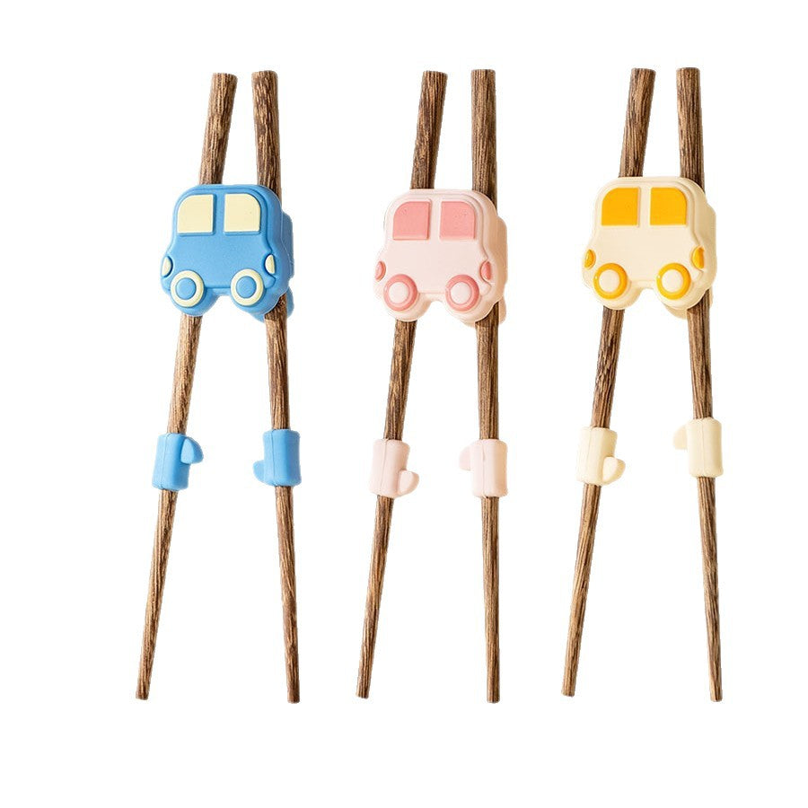 Guangyi Kidsren's Chopsticks Training Chopsticks 3-6 Years Old Baby Learning Chopsticks Infant Auxiliary Silicone Non-Slip Boy - image 5