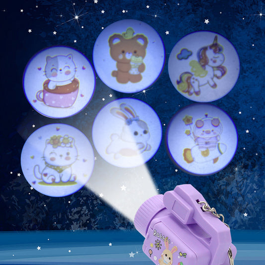 Mini Projector Children's Cartoon Toy Keychain Bag Pendant Cartoon Cute Creative Gift Ornament Claw Machine - image 2