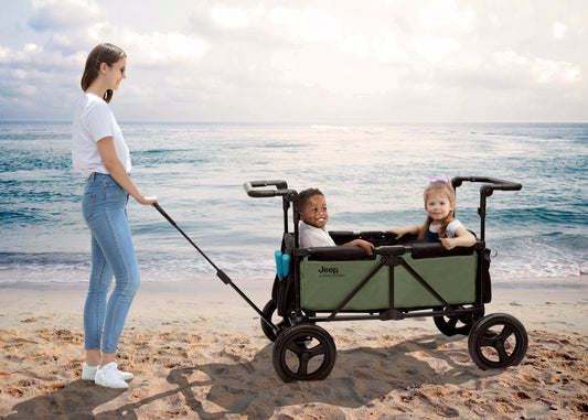 Deluxe Wagon All-Terrain Sand Wheel Kit for Stroller Wagon (60003A)
