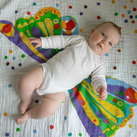 essentials cotton muslin dream blanket