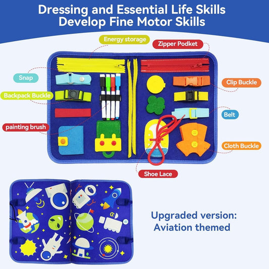 Toddler Busy Board Intelligence Learning Toys Sensory