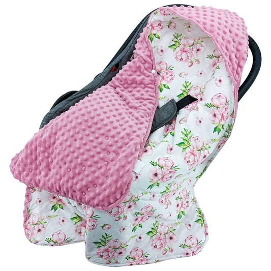 Hooded Swaddle Blanket Multi-functional Baby Bassinet Cover