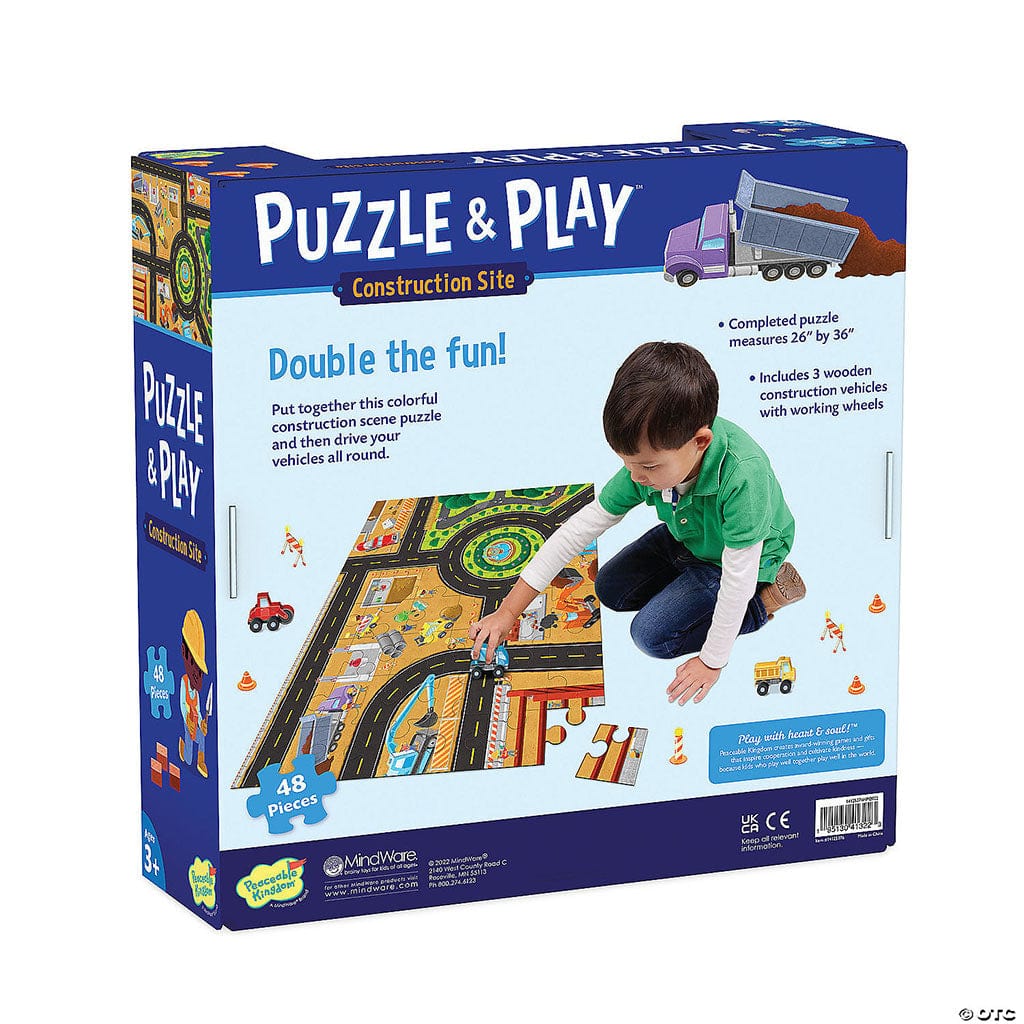 Puzzle And Play: Construction Site