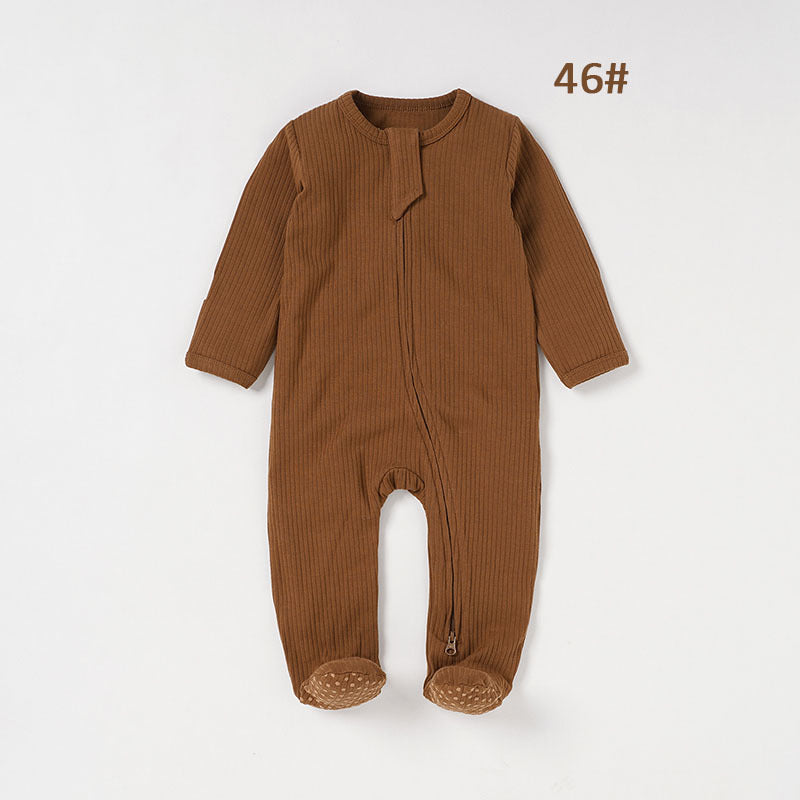 Baby Bodysuit Ribbed Fabric Romper
