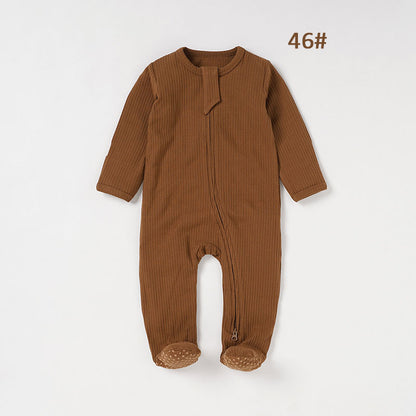 Baby Bodysuit Ribbed Fabric Romper