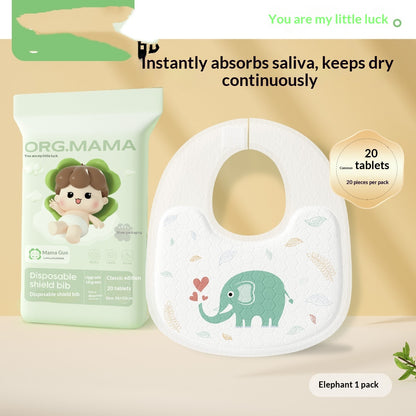 Mama Fruit Disposable Saliva Towels Baby Bibs