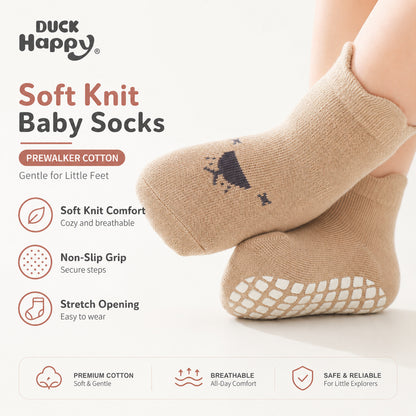 2026 Baby Floor Socks Indoor Toddler Socks Autumn and Winter Pure Cotton Breathable Non-Slip Bottom Insulation Kidsren's Socks Trampoline Socks - image 1