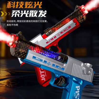 Boy's Toy Gun Children's Electric Spray Submachine Gun Simulation Pistol with Vibration, Telescopic Features, Cool Sound and Light Gun Wholesale - image 2