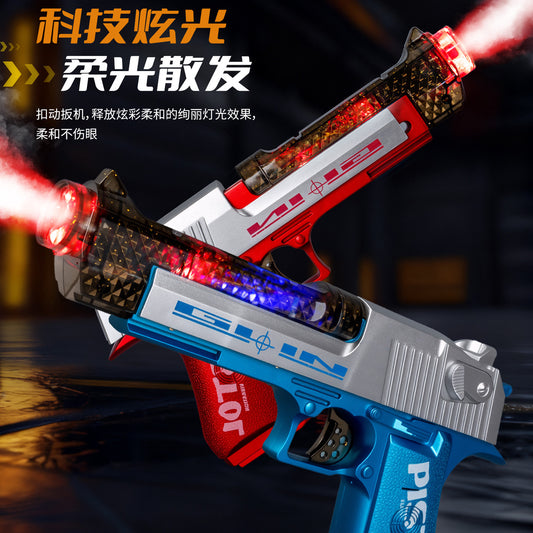 Boy's Toy Gun Children's Electric Spray Submachine Gun Simulation Pistol with Vibration, Telescopic Features, Cool Sound and Light Gun Wholesale - image 2