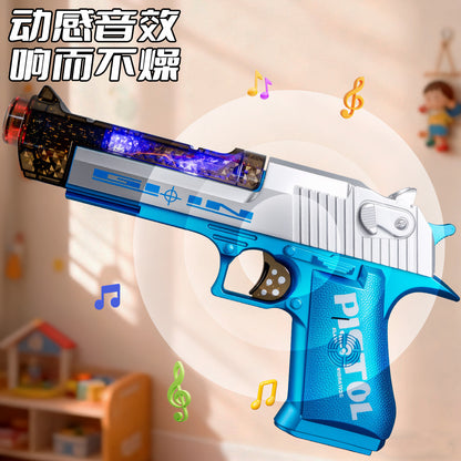 Boy's Toy Gun Children's Electric Spray Submachine Gun Simulation Pistol with Vibration, Telescopic Features, Cool Sound and Light Gun Wholesale - image 4