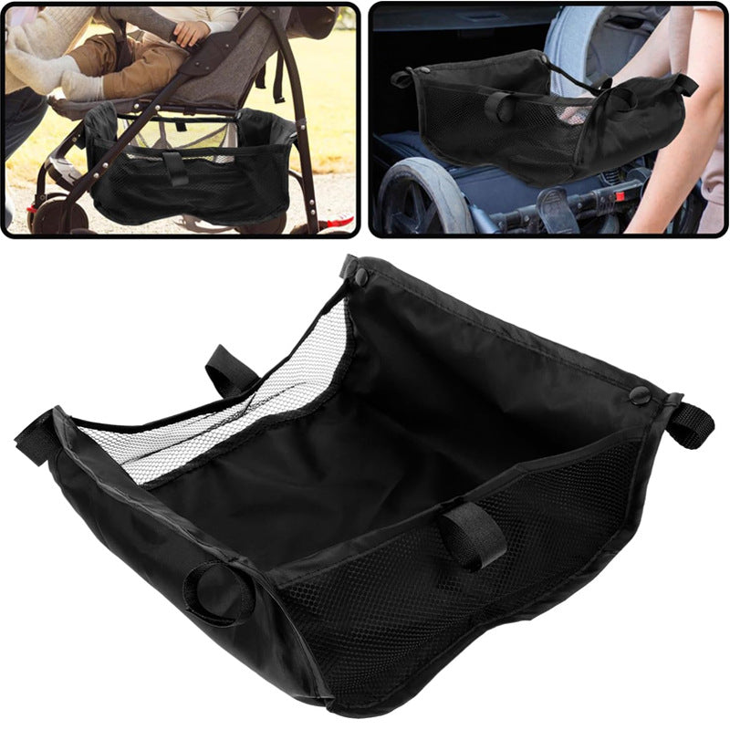 Baby Stroller Umbrella Stroller Bottom Frame Storage Basket Stroller Net Bag Storage Bag Shopping Bag Bottom Basket - image 2