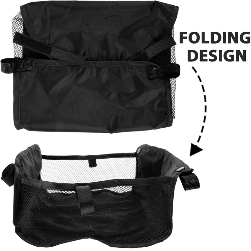 Baby Stroller Umbrella Stroller Bottom Frame Storage Basket Stroller Net Bag Storage Bag Shopping Bag Bottom Basket - image 4