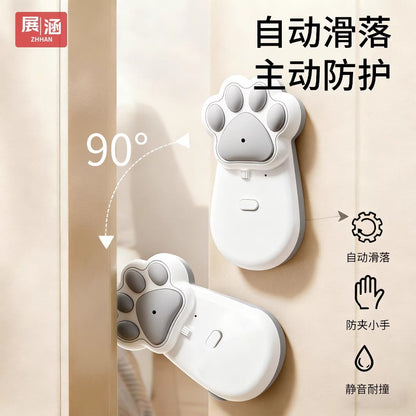 Baby Safety Anti-Pinch Door Stopper, Door Clip, Child Anti-Collision Door Gap Blocker, Door Jammer, Door Stopper Gadget - image 1