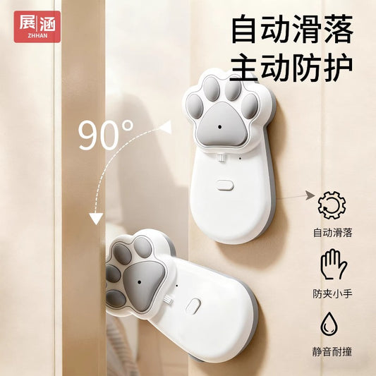 Baby Safety Anti-Pinch Door Stopper, Door Clip, Child Anti-Collision Door Gap Blocker, Door Jammer, Door Stopper Gadget - image 1