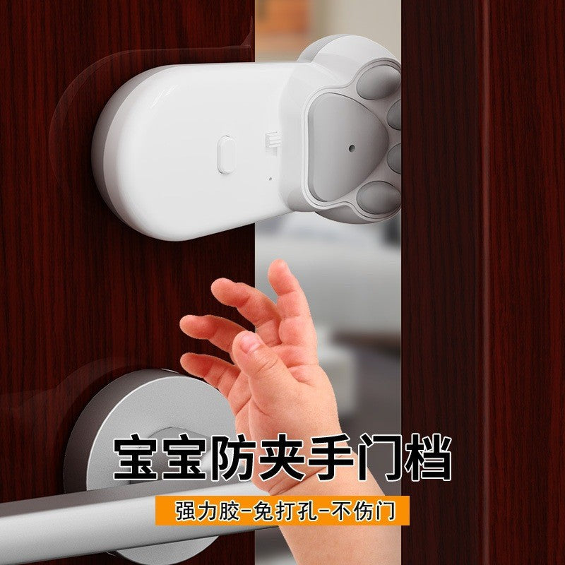 Baby Safety Anti-Pinch Door Stopper, Door Clip, Child Anti-Collision Door Gap Blocker, Door Jammer, Door Stopper Gadget - image 2