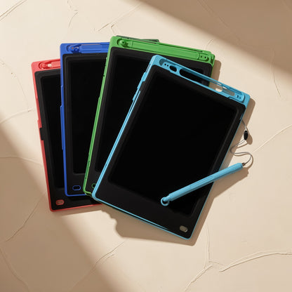 LCD writing tablet with one-click erasing feature