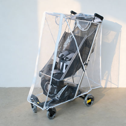 Factory Direct Sales Baby Stroller Rain Cover Kk Baby Stroller Rain Cover Windproof and Rainproof Cover for Strollers and Umbrella Strollers - image 2