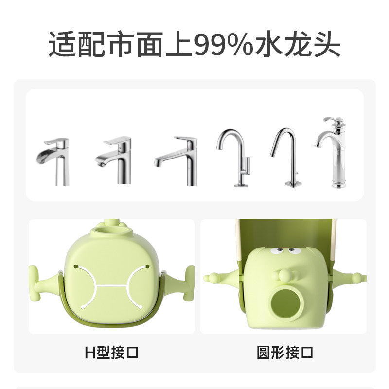 Taoqibaby Faucet Extender for Baby Washing Hands and Hair, Silicone Extension for Infants and Children, Splash-Proof - image 3