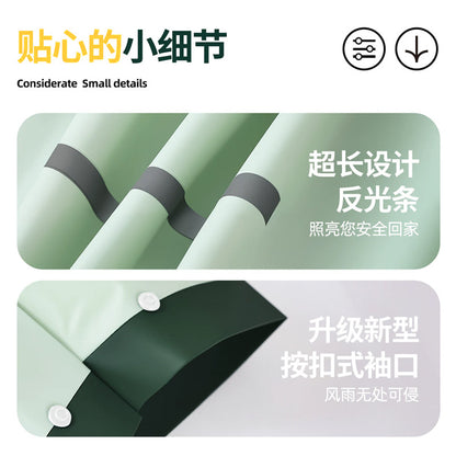 Children's Raincoat for Primary School Students, Boys and Girls, Extended Length, Full-Body Storm-Proof, with Backpack Space, Baby Hiking Rain Poncho Wholesale - image 4