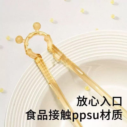 Baby Training Chopsticks for Children Aged 3-6, Learning Chopsticks with Automatic Rebound, Anti-Fall, Anti-Slip, Tiger Mouth Practice Chopsticks for Home Use - image 3