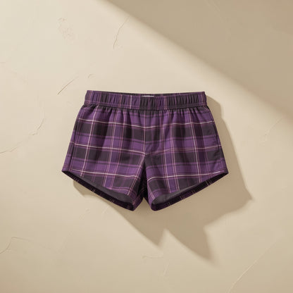 Mid-waist girls’ cotton underwear with a floral pattern