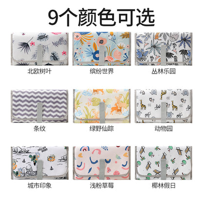 Newborn Baby Portable Diaper Changing Pad Foldable Diaper Pad Bag Multifunctional Baby Changing Table Diaper Pad - image 3